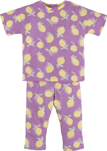 Limon Baskılı Pijama Takım 16495